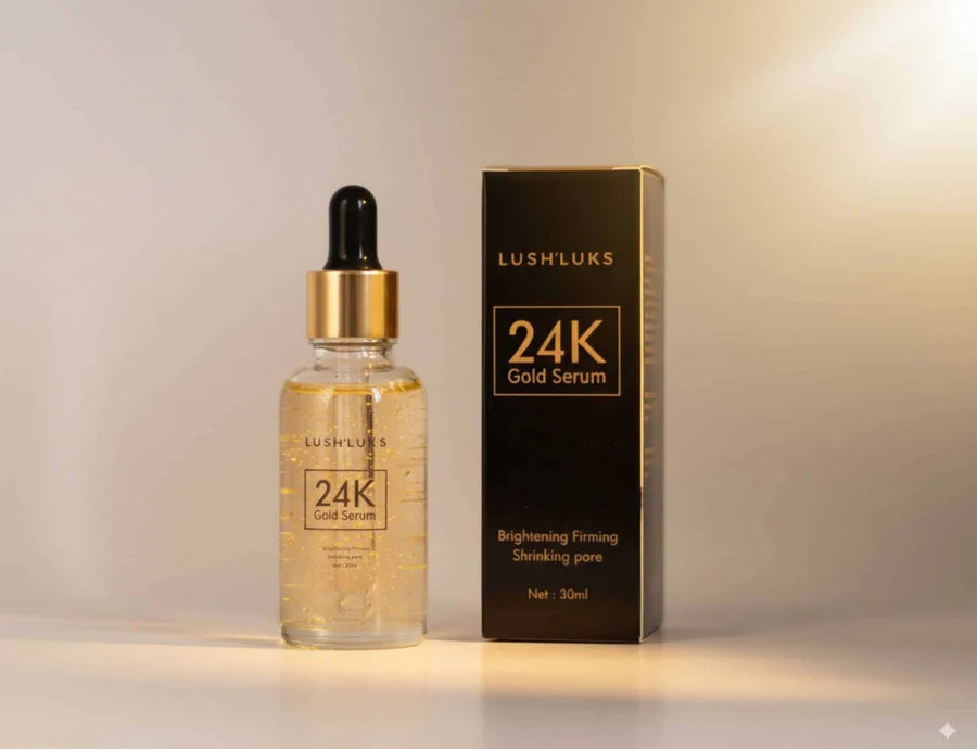 ✨ Elixir 24K Gold de Lushluks: ¡Tu secreto para una piel de porcelana! ✨
